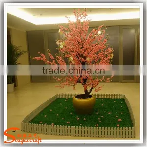 Wholasle Mini Artificial Cherry Blossom Tree Plastic Artificial Cherry Blossom Tree thumbnail-4