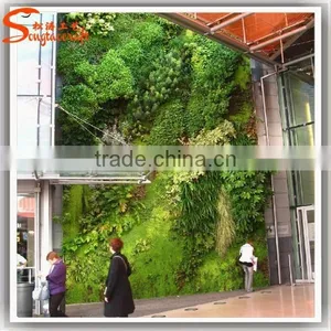 Factory Wholesale Garden Landscaping & Decking Artificial Grass Wall Plastic Grass Green Wall Vertical Planter thumbnail-4