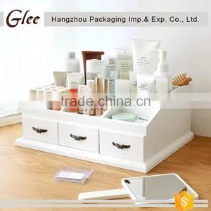 Latest Style Superior Beautiful Wooden Storage Box Jewelry Container Makeup Organizer Case Handmade DIY Assembly thumbnail-1
