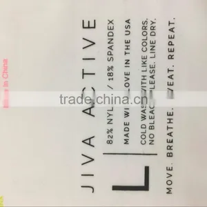 Custom Tag Less Inside Neck Heat Seal Label for Clothing thumbnail-2