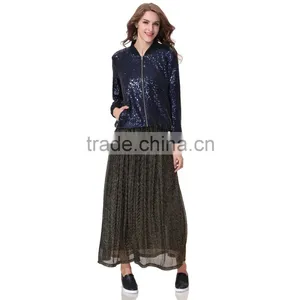 Domin Fashion Latest Beading Shining Style Women's Coat thumbnail-3