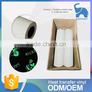 Wholesale Clothing Heat Transfer Glow in the Dark Vinyl Roll thumbnail-3