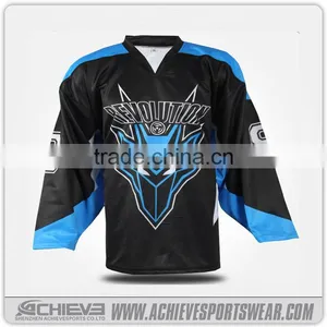Gym Vintage Multicolor Custom Sublimation Team Ice Hockey Jersey, Cheap Team Hockey Shirts, Sublimated Ice Hockey Uniforms thumbnail-1