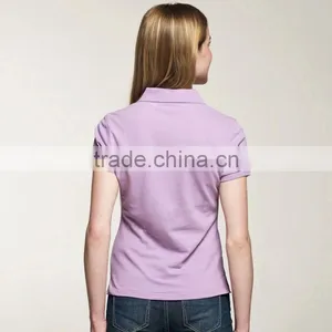 New Design Plain Blank Ladies Polo .custom Women Polo thumbnail-3