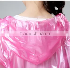 Beautiful Promotional Wholesale Adult Practical 100% PVC Raincoat Fabric thumbnail-5