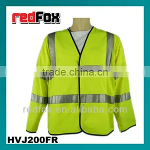 Waterproof Safety Polyester Vest With Long Sleeves thumbnail-3