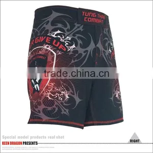 Make Your Own Designs Good Quality Short Style Mens Mma Shorts thumbnail-4