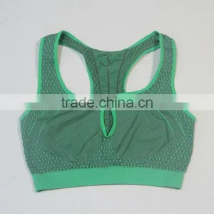 2014 New Style Breathable and Light Seamless Knitting Seamless Women Sport Bra thumbnail-1