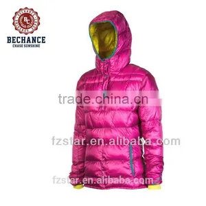 Woman 100% Nylon Shiny Goose Down Jacket thumbnail-1