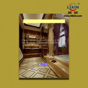 Bathroom Mirror With Time & Radio Display thumbnail-1