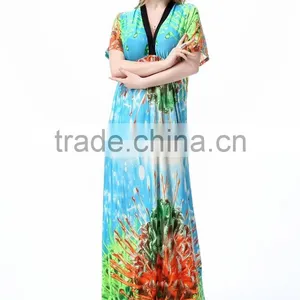Women Sexy Lace Oversize Long Sleeves Long Party Dress thumbnail-3