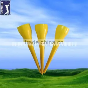 Customized Yellow Color Golf Tee thumbnail-1