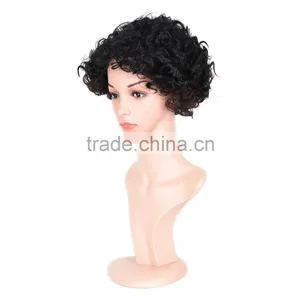 Large Stocks! Short White Cosplay Wig, German Synthetic Hair Wigs, Cute Cosplay Wig thumbnail-6