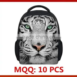 Lovely Animal Face Backpack/Cute 3D Animal Face Backpack/Animal School Bags For Teenagers Boys thumbnail-2
