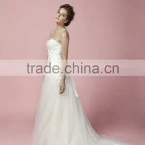 Mermaid Sweetheart Neck With Bead Wedding Dress Lace GOWN AS28302 thumbnail-1