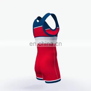 Custom Design Wrestling Singlet Cheap Wrestling Singlet thumbnail-2