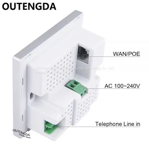 OUTENGDA 300Mbps in Wall AP WiFi Access Point Wireless Socket for Hotel Wi-Fi Project Support AC Management & RJ45 RJ11 thumbnail-2