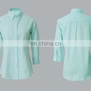 Wholesale Classic Design Office Wear Ladies Blouse Women Shirt thumbnail-5