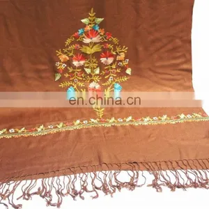 Viscose Pashmina Shwal With Embroidery thumbnail-3