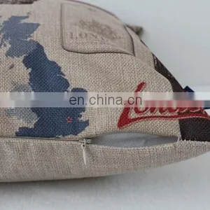 Fashion Custom Decorative Home Sofa Linen Digital Printing Blank Cushion Cover thumbnail-4