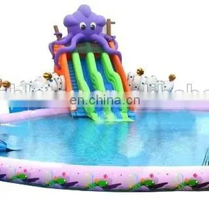 HOT!2015 New Designed for Children Amusement Water Park With Slide thumbnail-4