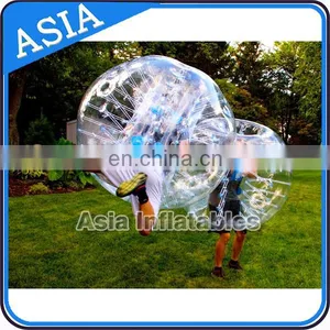 Big Size Half Color Adult Bumper Ball Inflatable Soccer Bubble Ball for Sale thumbnail-1