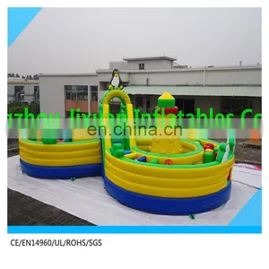 Giant Inflatable Amusement Park/ Inflatatable Fun City/ Adult Inflatable Obstacle Course thumbnail-1