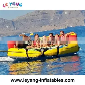 4-6 People Towable & Inflatable PVC Surfing Boat Tube/ Water Towable thumbnail-1