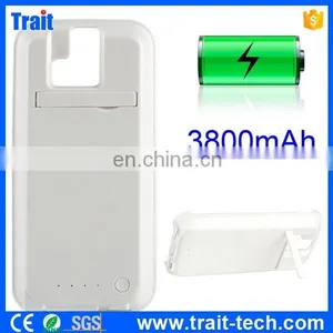 3800mah Flip Stand Charger External Battery Case for HTC One M8 thumbnail-1
