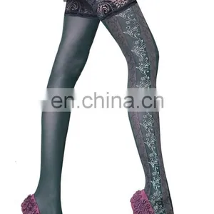 2015 New Design Sexy Girs Tigh High Tube Stocking Hot Selling Nylon Tub Stocking thumbnail-2
