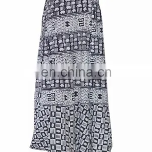 Long Wrap Around Skirt Indian Sarong Wrap Around Summer Hippie Beach Boho Cotton Wrap Around Skirt Dress Hippie Boho Women Wears thumbnail-3