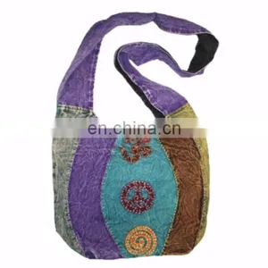 Indian Cotton Ethnic Hippie Shoulder Bags thumbnail-1