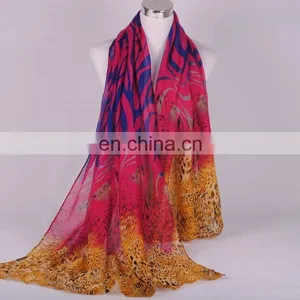 Cotton Voile Scarves With Different Imprinting Spring Scarves 180*90cm thumbnail-3