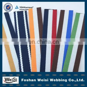 100% Polyester Cotton Jacquard Garment Woven Webbing Belt thumbnail-1