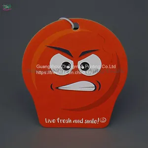 Twenty Years' Factory Quality Custom Various Fragrance Hanging Offset Paper Car Air Freshener in CMYK thumbnail-1