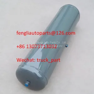 HOWO 60L Gray Powder Coated Truck Steel Air Reservoir thumbnail-2