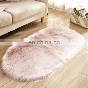 Luxury and Soft Wholesale Faux Fur Wool Rug Carpet for Floor Cover thumbnail-6