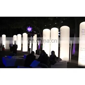 Stage Decoration Supplies Inflatable LED Lighting Tube Advertising Blow Up Pillar for Business Party thumbnail-1