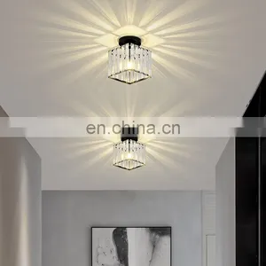 Modern Interior Ceiling Lights Fixtures Decorative Crystal Led Ceiling Suspended Light thumbnail-5