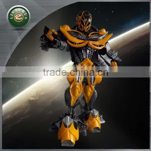 Lisaurus-Da Junli Hot Sell 2016 New Automovil Robot Costumes for Cosplay, NEW Yellow Sport Car Robot. thumbnail-1