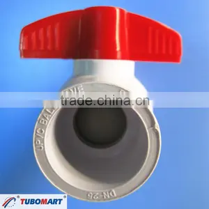 Plastic Upvc Ball Valve Butterfly Handle Good Quality thumbnail-2