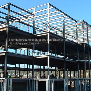 Steel Frame Structure Seismic Earthquake Prefabricated Light Steel Structure Muti Storey Workshop thumbnail-2