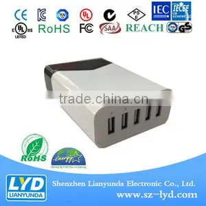 Wholesale New Product LYD 5 Port Usb Charger Razor Usb Charger 5v 4.5a thumbnail-2