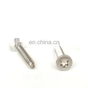 Torx Screw Flat Round Head Stainless Steel Zinc Plated Self Tapping Security Screw thumbnail-1