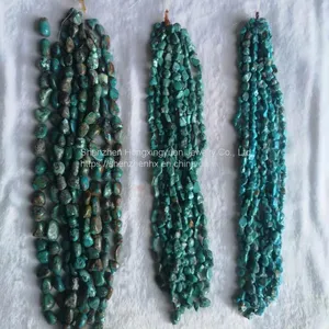 Natural Anhui Hubei Turquoise Free Shape for Jewelry Sets thumbnail-1