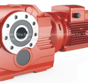 220V 0.55kw Bevel Reductor Gearbox R37 Helical Reducer Geared Motors thumbnail-1