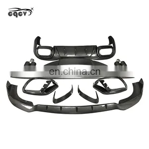 Dry Carbon Fiber Front Lip Side Skirt Diffuser Rear Spoiler for Mercedes Benz AMG GT50 thumbnail-3