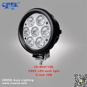 5 INCH 70W ROUND LED WORK LIGHT thumbnail-1