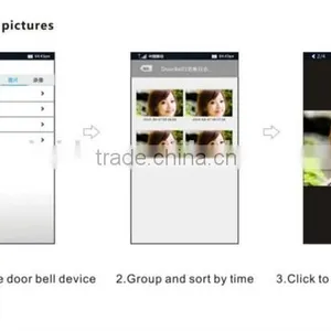 Smart Home Wirless Wifi Door Bell With 110 Degree Angel Lens and Wifi Wirless Romote Viewing and Answering via App on Phone thumbnail-3