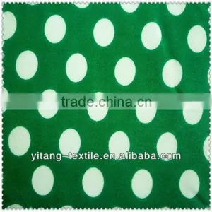 Green Printed Silk Chiffon Fabric thumbnail-1